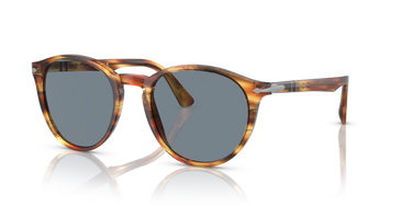 PERSOL UNİSEX GÜNEŞ GÖZLÜĞÜ 0PO 3152 S 904356 - Kahverengi çizgili sarı 0PO3152S__904356__P21__shad__qt Persol
