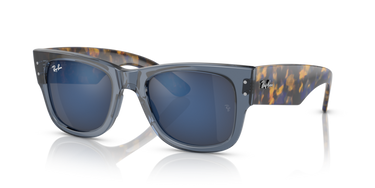 RAY-BAN UNISEX GÜNEŞ GÖZLÜĞÜ 0RB 0840 S - Mega wayfarer 6638O4 - Şeffaf koyu mavi 0RB0840S__6638O4__P21__shad__qt Ray-Ban