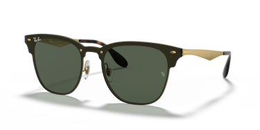 RAY-BAN UNISEX GÜNEŞ GÖZLÜĞÜ 0RB 3576N - Blaze clubmaster 043/71 - Altın 0RB3576N__043_71__STD__shad__qt Ray-Ban