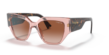 VOGUE KADIN GÜNEŞ GÖZLÜĞÜ 0VO 5409 S 282813 - Şeffaf pembe 0VO5409S__282813__STD__shad__qt Vogue