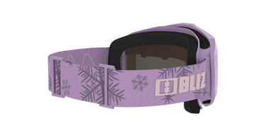 BLİZ GOGGLE KİDS KAYAK GÖZLÜĞÜ 0ZK8503 - Liner jr 09 - Pembe logolu mat mor 0ZK8503__09__P21__shad__bk BLİZ GOGGLE KIDS