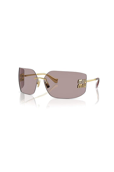 Miu Miu 54ys 5ak06ı 80 Kadın Yastık Gold Metal Güneş Gözlüğü