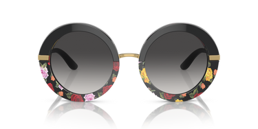 Dolce & Gabbana Kadın Güneş Gözlüğü 0DG 4393 34008G - Black on winter flowers print 0DG4393__34008G__P21__shad__fr Dolce & Gabbana