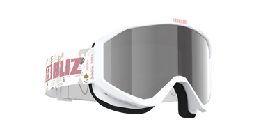 BLİZ GOGGLE KİDS KAYAK GÖZLÜĞÜ 0ZK 8503 - Liner jr01 - White - pink logo 0ZK8503__01__P21__shad__al2 BLİZ GOGGLE