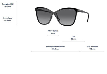 Vogue Vo5520s W44/t3 56 Polarize Kadın Güneş Gözlüğü GÜNEŞ GÖZLÜĞÜ 32-jpg6799e GÖZLÜKTREND